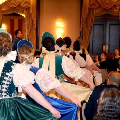 Ukrainian dancers performing at Ball